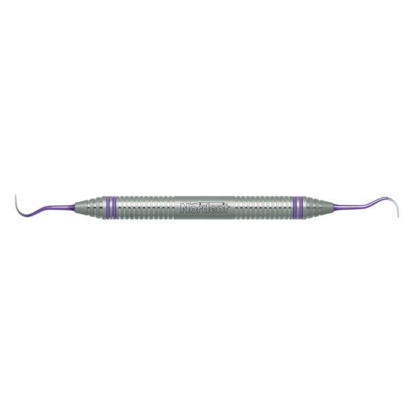 Nordent CEISN67 Double End Implant Scaler Titanium ImplaMate Offset Sickle #N67 DuraLite ColorRings Nordent CEISN67 Double End Implant Scaler Titanium ImplaMate Offset Sickle #N67 DuraLite ColorRings